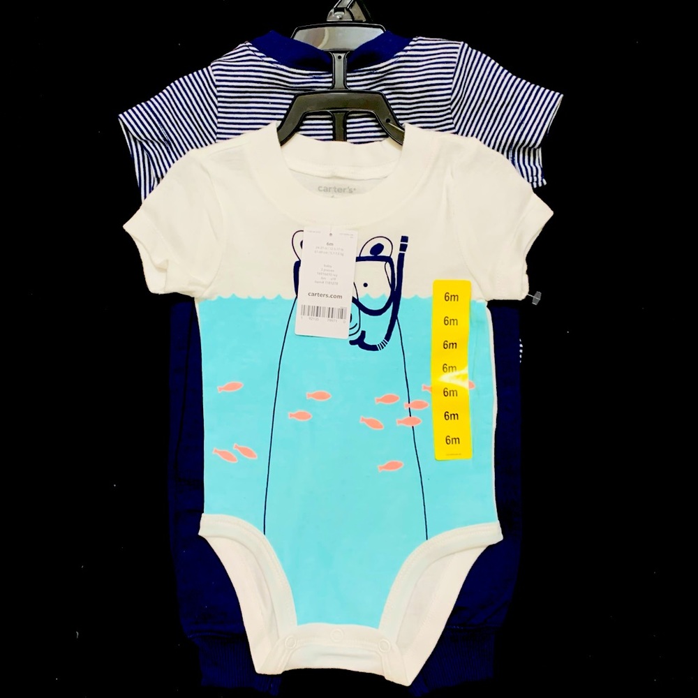 Carters_Boys 6mnths_3pc Matching Set_NWT